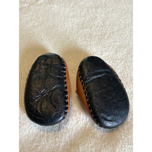 Pediped Brown Loafers Leather Infant Newborn - Picture 6 of 8